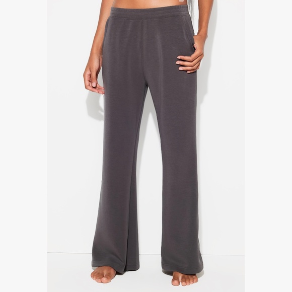 Spiritual Gangster Jensen Wide Leg Pants sz XL Ash New - Picture 1 of 3